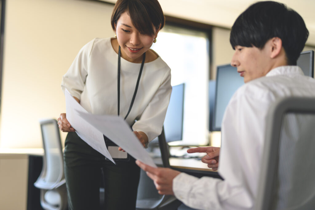 事務職における成果